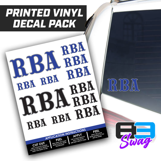 RBA Baseball 2024 Edition - Logo Decal Pack Sheet