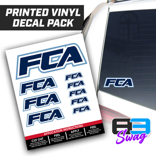 FCA 2024 Edition - Logo Decal Pack Sheet