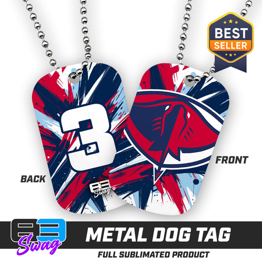 Double Sided Dog Tag - Pasco Stingers Baseball v.26