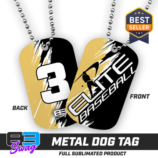 Double Sided Dog Tag - Elite Baseball