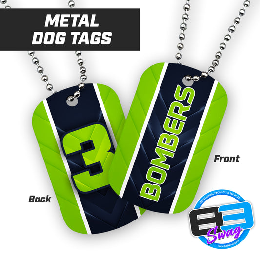 Bombers - Double Sided Dog Tags - Includes Chain