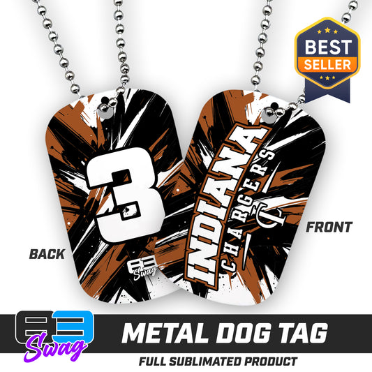 Double Sided Dog Tag - Indiana Chargers Baseball