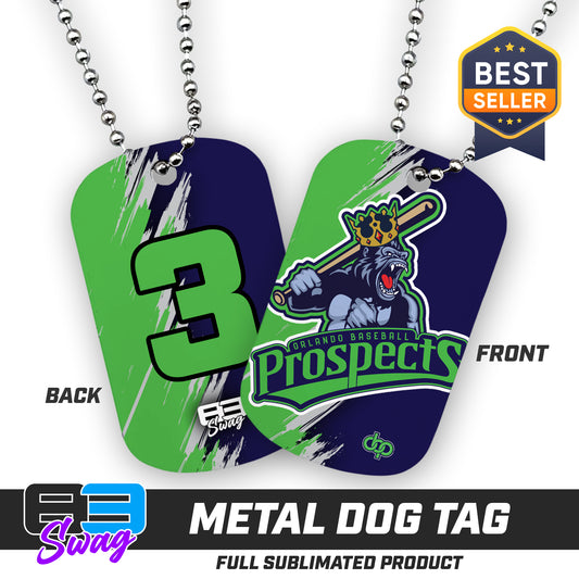 Double Sided Dog Tag - Orlando Baseball Prospects - Gorilla Kings