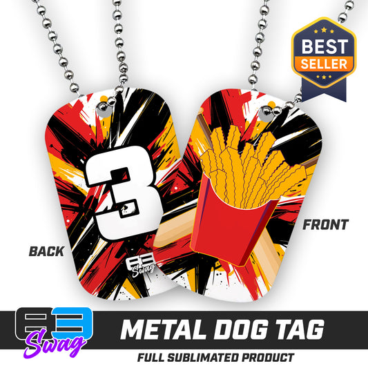 Double Sided Dog Tag - Team Rally Fries Baseball
