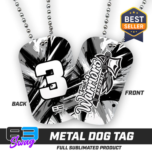 Double Sided Dog Tag - Triad Warriors Baseball