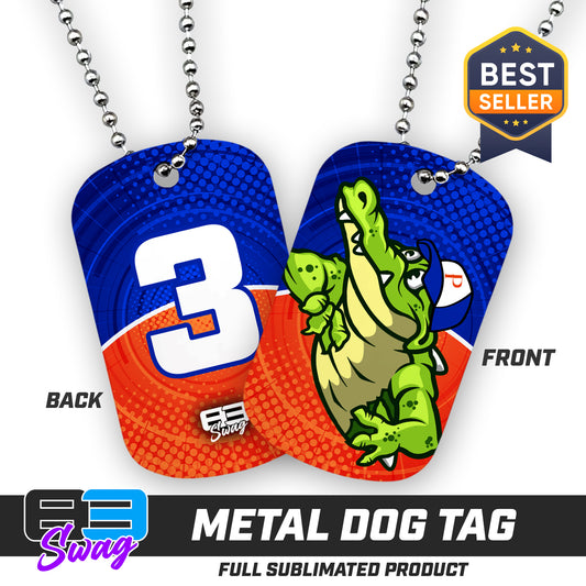 CUSTOM - Double Sided Dog Tag - Palatka TailGators Baseball