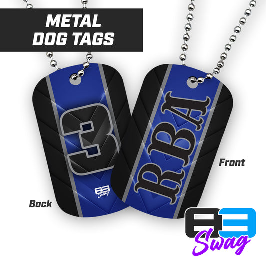 RBA Baseball 2024 Edition - Double Sided Dog Tags - Includes Chain