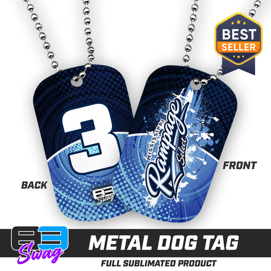 CUSTOM - Double Sided Dog Tag - Mississippi Rampage Select Softball