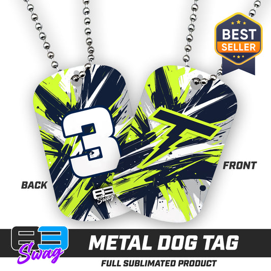 Double Sided Dog Tag - Ponte Vedra Thunder Baseball 2026 VERSION