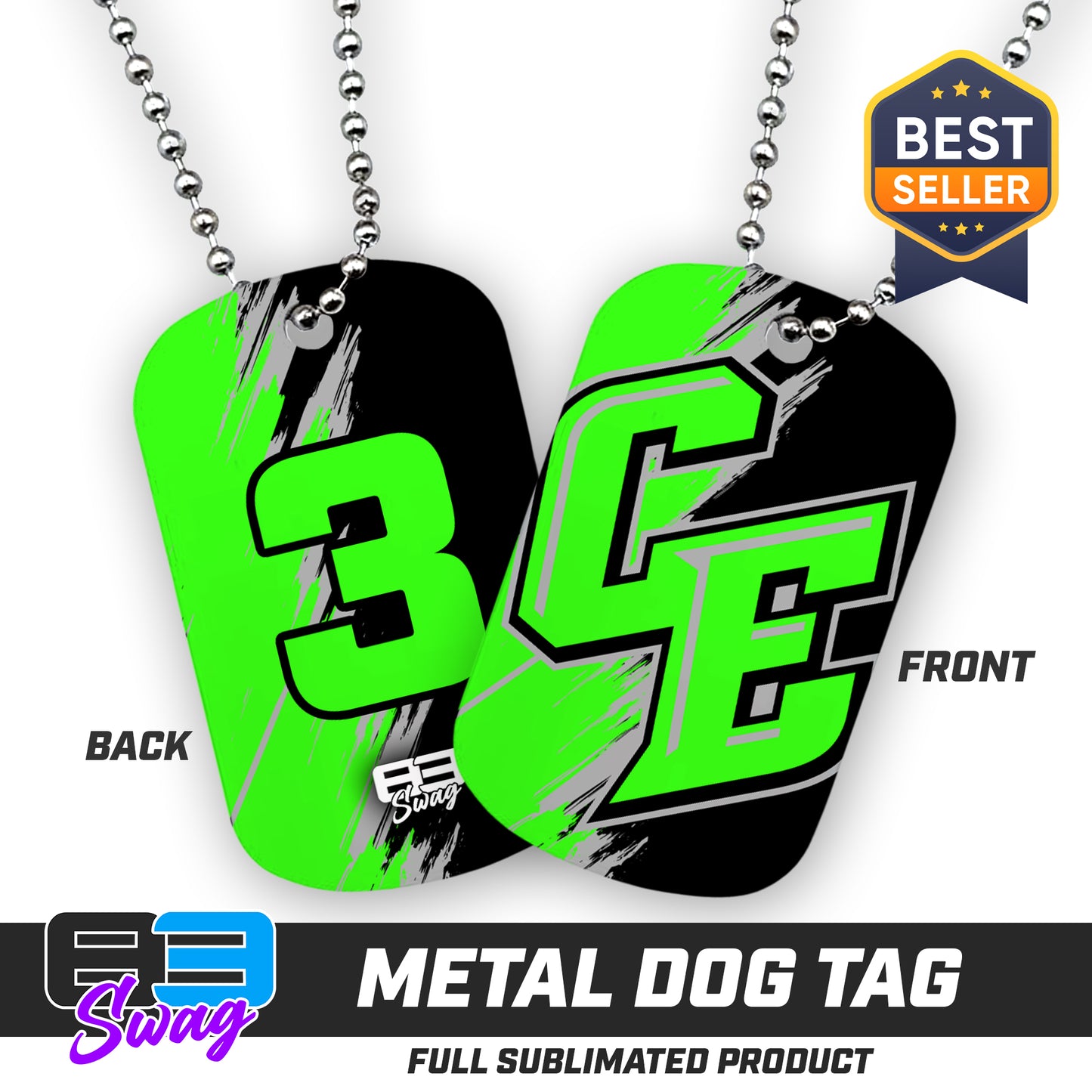 Double Sided Dog Tag - Cherokee Elite Baseball