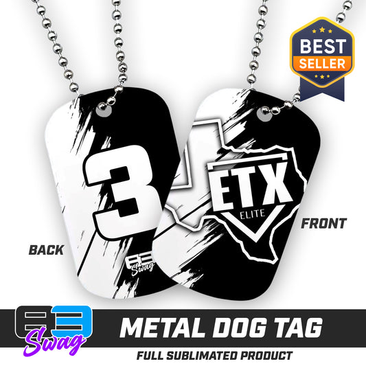 Double Sided Dog Tag - ETX Elite Softball
