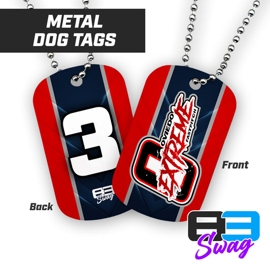Oviedo Extreme Softball - Double Sided Dog Tags - Includes Chain