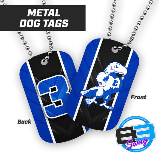 Valley Stream Central Eagles - Double Sided Dog Tags - Includes Chain