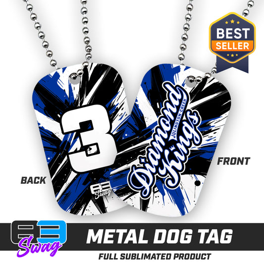 Double Sided Dog Tag - JCB Diamond Kings Baseball 2026 VERSION