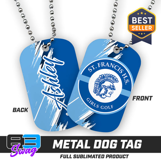 Double Sided Dog Tag - St. Francis HS Girls Golf