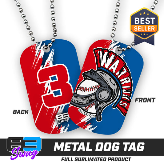 Double Sided Dog Tag - Waterford Warriors - 2024 Fall Edition