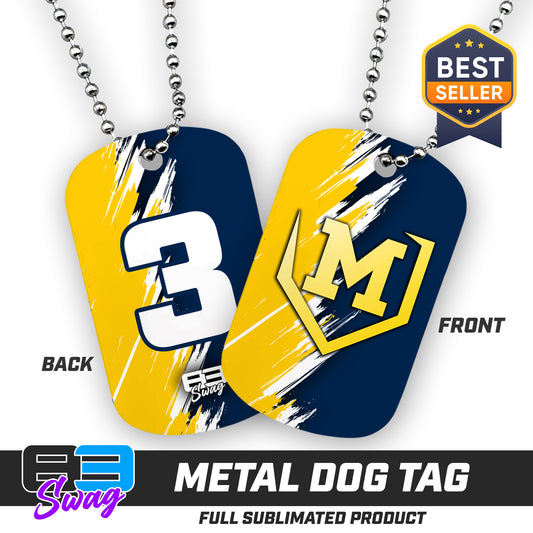 Double Sided Dog Tag - Midland Bandits Baseball