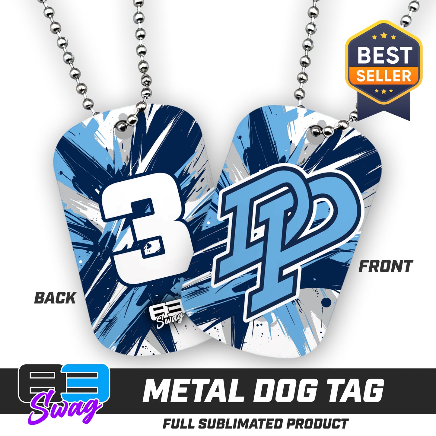 Double Sided Dog Tag - Dr Phillips All Stars Baseball v.26