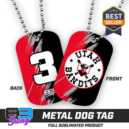 Double Sided Dog Tag - Utah Bandits Baseball