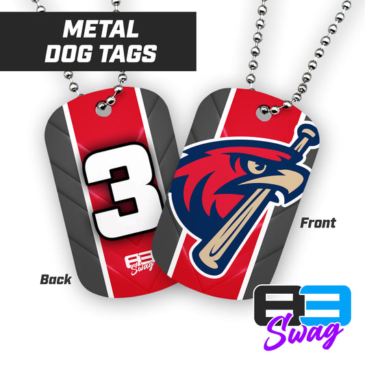 MSA Redtails Baseball 2024 Edition - Double Sided Dog Tags - Includes Chain