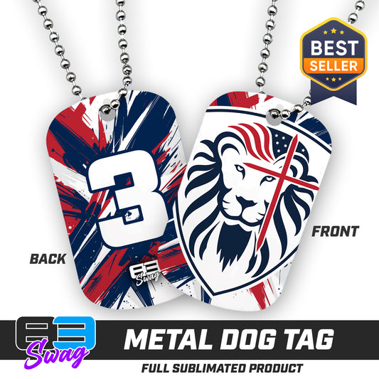 Double Sided Dog Tag - Orlando Lions Baseball