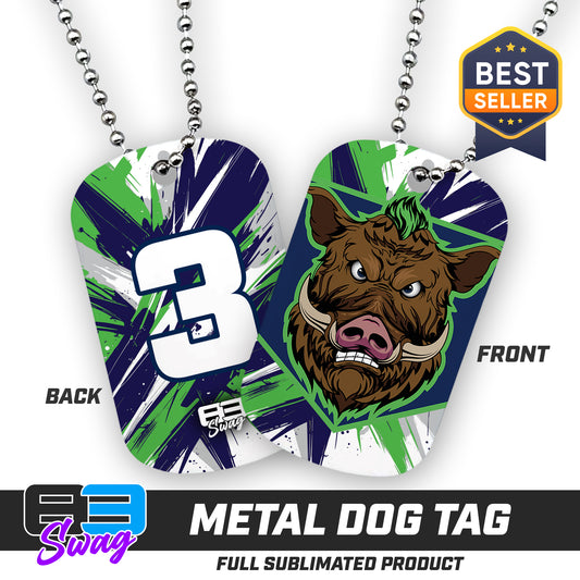 Double Sided Dog Tag - Orlando Baseball Prospects - War Hogs V.2016