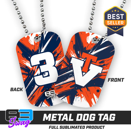 Double Sided Dog Tag - Team Virginia Baseball