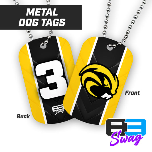 Riverside Football - Double Sided Dog Tags - Includes Chain