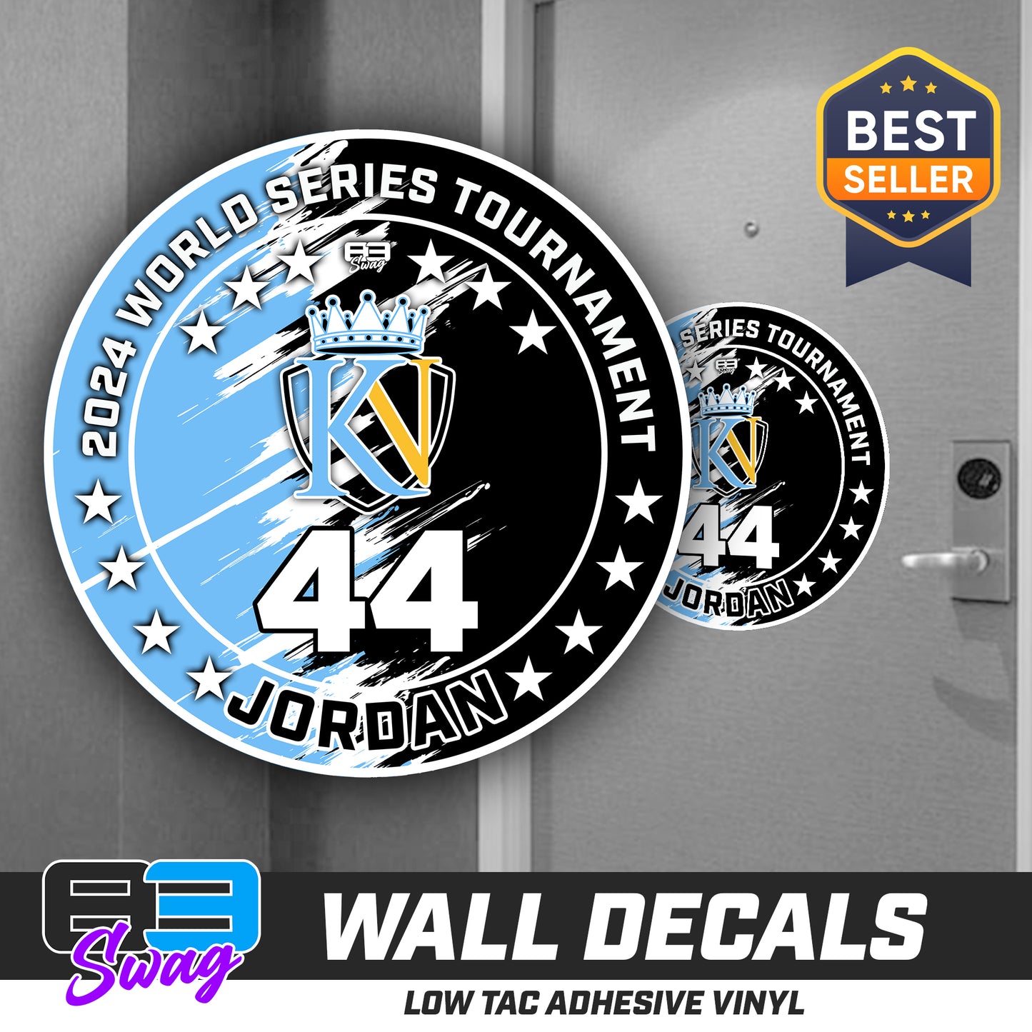 TEAM ORDER ONLY - LOW TAC WALL DECAL! - Kingdom Nation Baseball