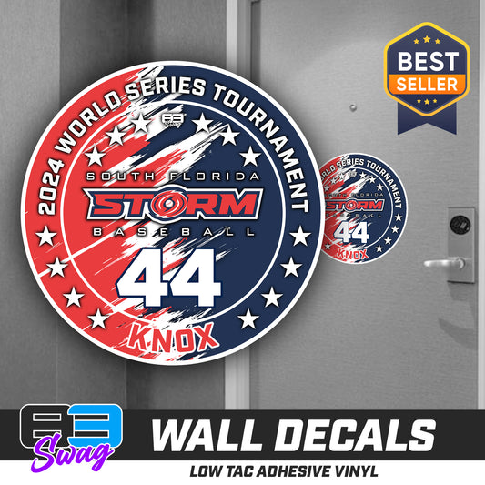 TEAM ORDER ONLY - LOW TAC WALL DECAL! - South Florida Storm