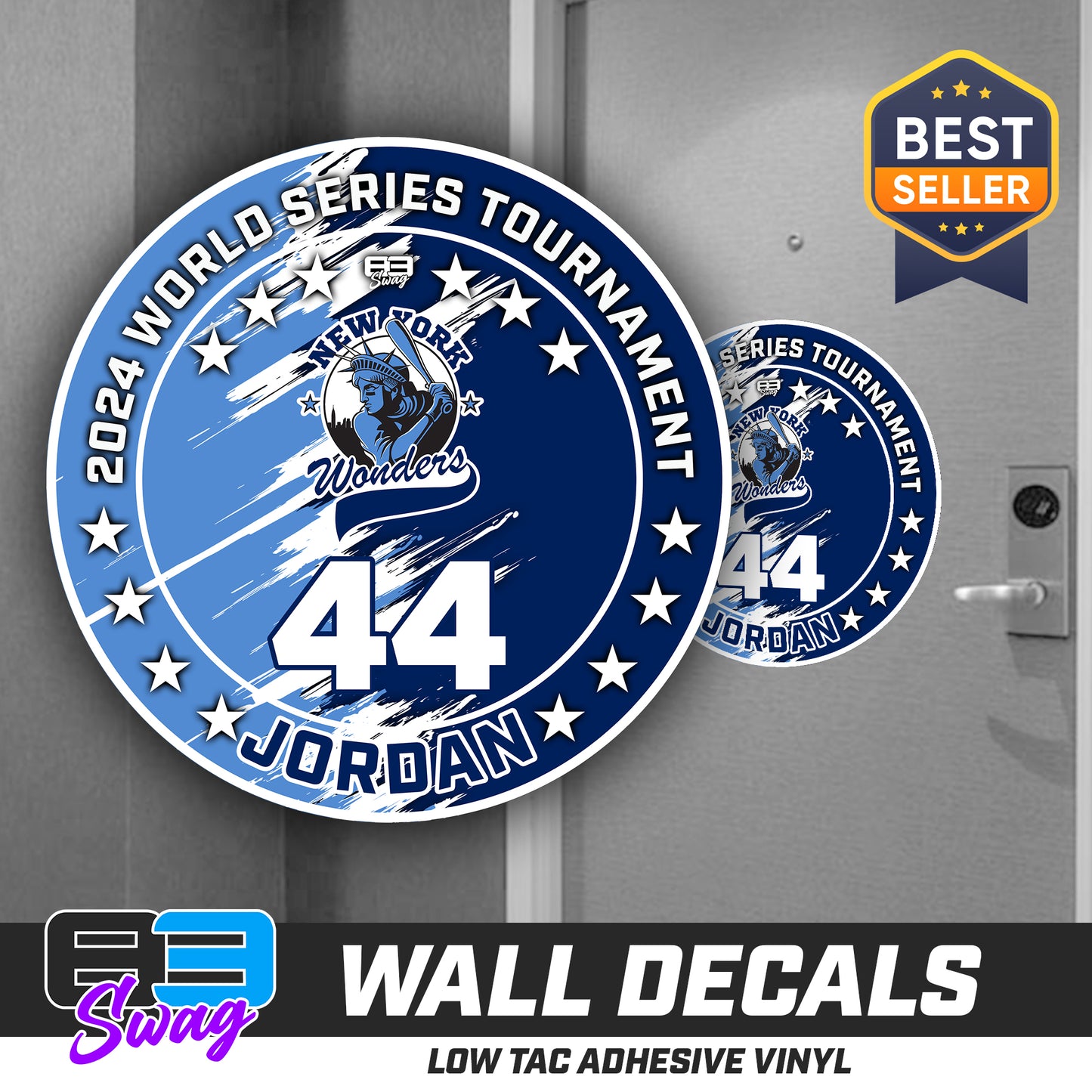 TEAM ORDER ONLY - LOW TAC WALL DECAL! - New York Wonders