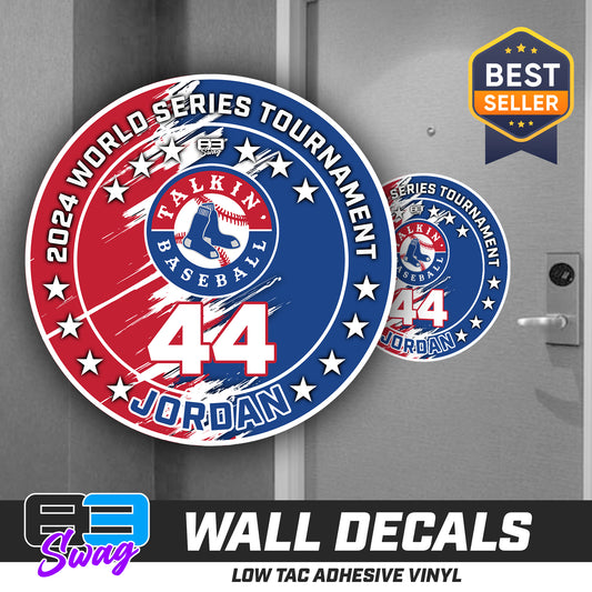 TEAM ORDER ONLY - LOW TAC WALL DECAL! - Talkin' Baseball