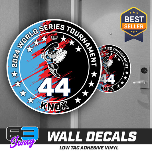 TEAM ORDER ONLY - LOW TAC WALL DECAL! - NBC Gnats Baseball