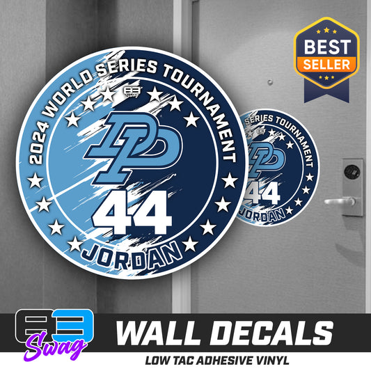 TEAM ORDER ONLY - LOW TAC WALL DECAL! - Dr Phillips All Stars Baseball