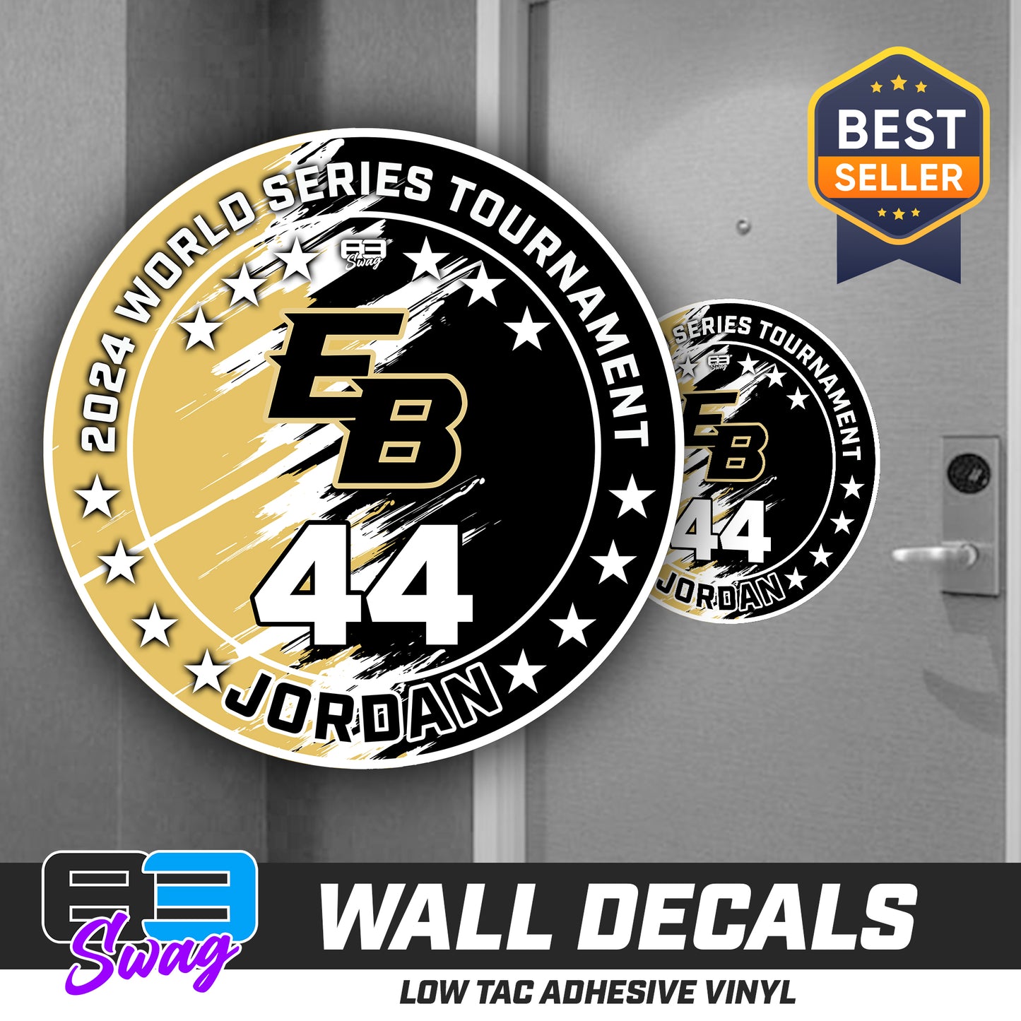 TEAM ORDER ONLY - LOW TAC WALL DECAL! - Elite Baseball