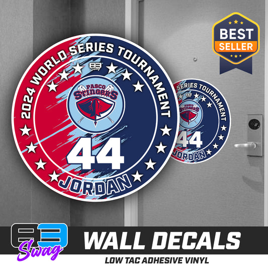 TEAM ORDER ONLY - LOW TAC WALL DECAL! - Pasco Stingers Baseball