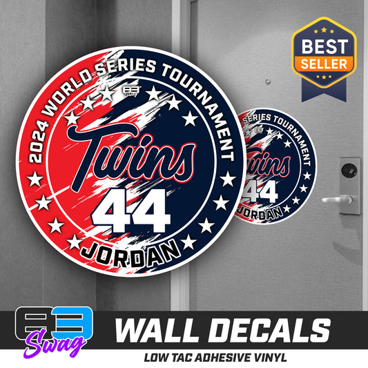 TEAM ORDER ONLY - LOW TAC WALL DECAL! - Town N Country Baseball