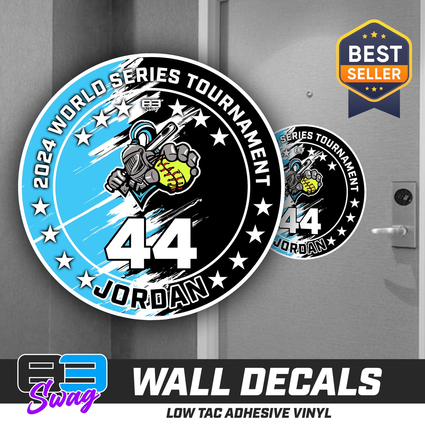 TEAM ORDER ONLY - LOW TAC WALL DECAL! - Knights Softball