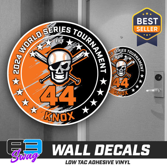 TEAM ORDER ONLY - LOW TAC WALL DECAL! - Hoover Hooligans Baseball