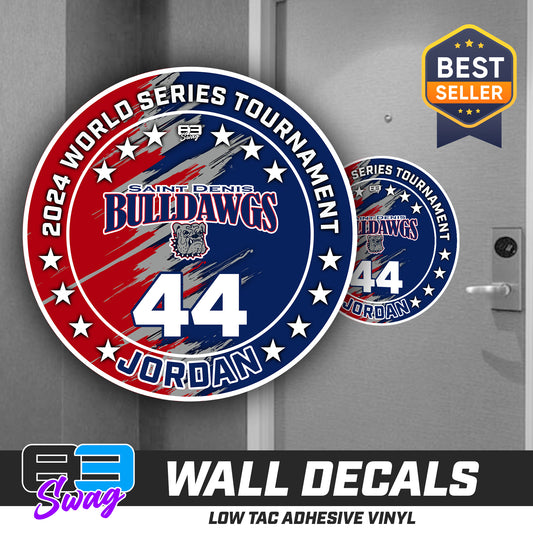 TEAM ORDER ONLY - LOW TAC WALL DECAL! - St. Denis Bulldawgs