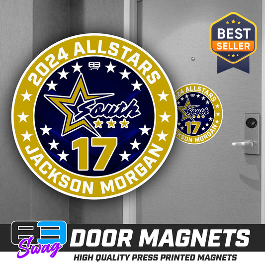 (12 Pack) 6" Team Door Magnets - South Fort Myers