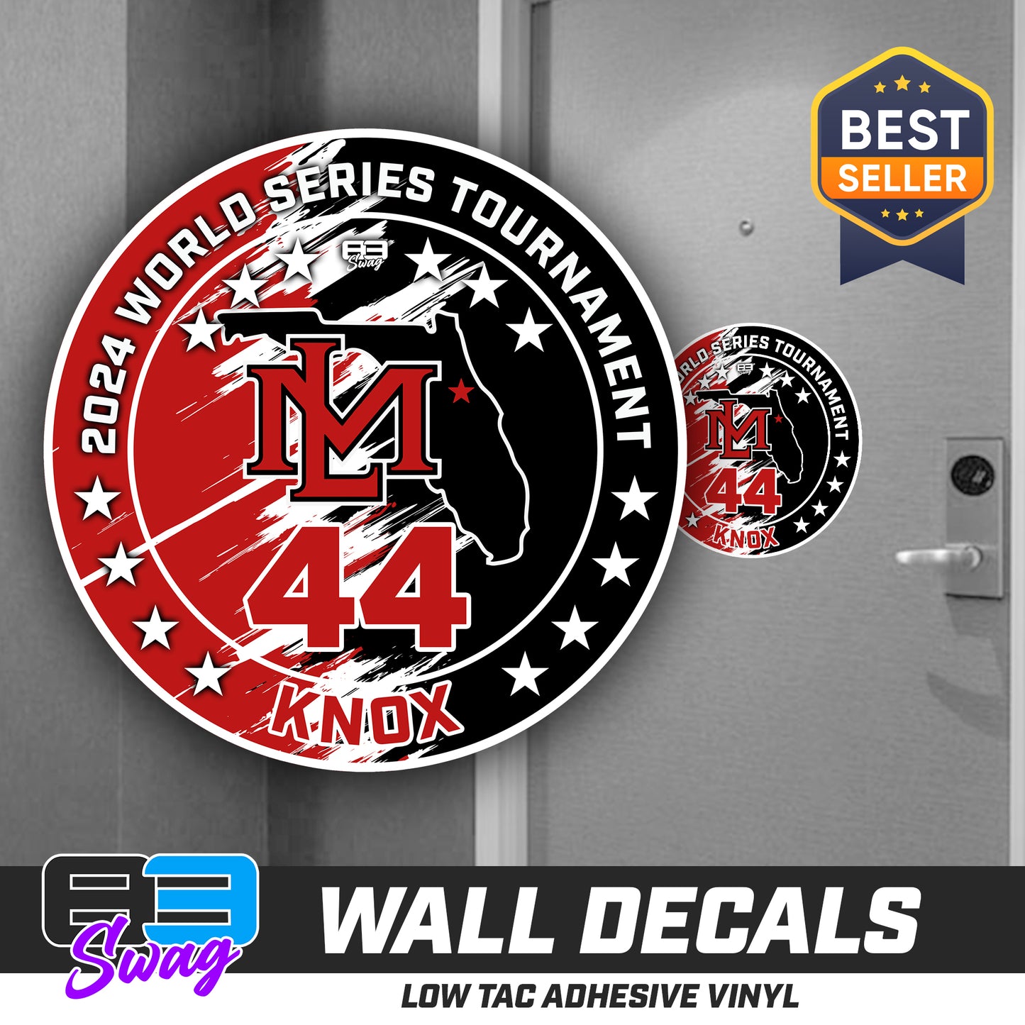 TEAM ORDER ONLY - LOW TAC WALL DECAL! - Lake Mary All Stars Softball