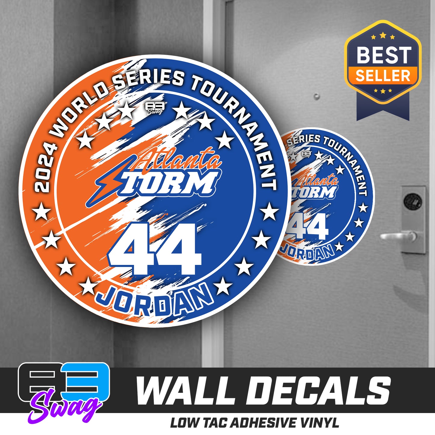 TEAM ORDER ONLY - LOW TAC WALL DECAL! - Atlanta Storm