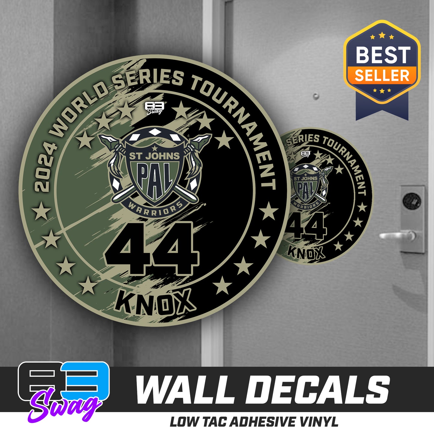 TEAM ORDER ONLY - LOW TAC WALL DECAL! - PAL Warriors