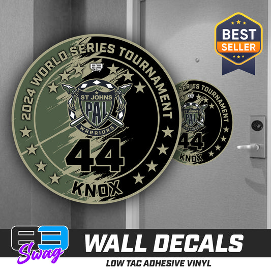 TEAM ORDER ONLY - LOW TAC WALL DECAL! - PAL Warriors