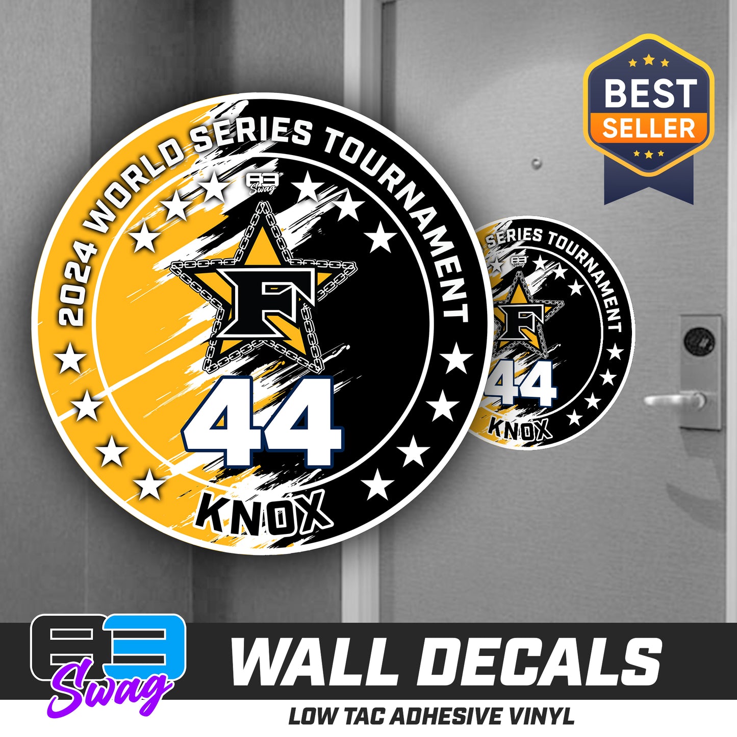 TEAM ORDER ONLY - LOW TAC WALL DECAL! - 5 Star Mafia Baseball