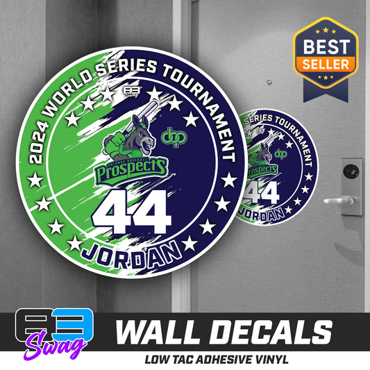 TEAM ORDER ONLY - LOW TAC WALL DECAL! - Orlando Baseball Prospects - Swamp Donkeys