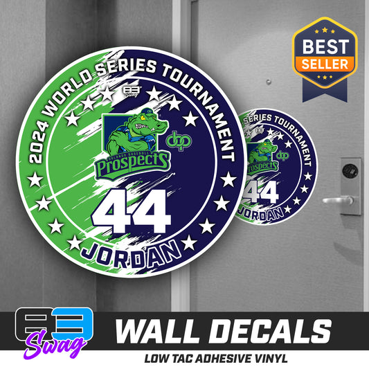 TEAM ORDER ONLY - LOW TAC WALL DECAL! - Orlando Baseball Prospects - Swamp Kings