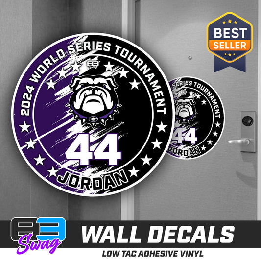 TEAM ORDER ONLY - LOW TAC WALL DECAL! - Geraldine Bulldogs Football