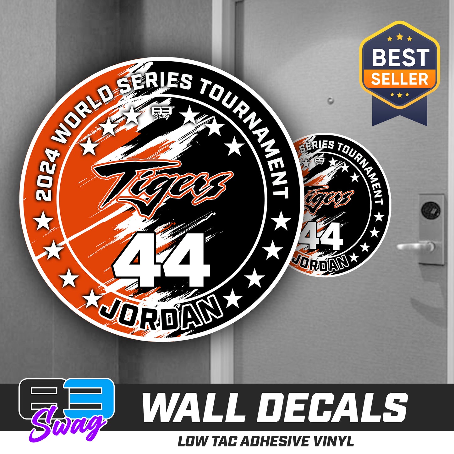 TEAM ORDER ONLY - LOW TAC WALL DECAL! - Winter Park Tigers